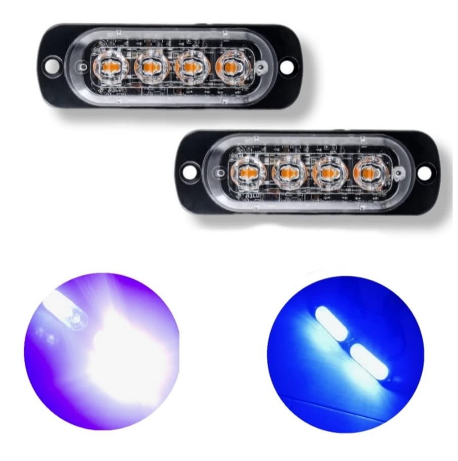 

Super Bright LED Strobe Light Strobe Flash Daylight Flashing Emergency Warning Light for Universal синій