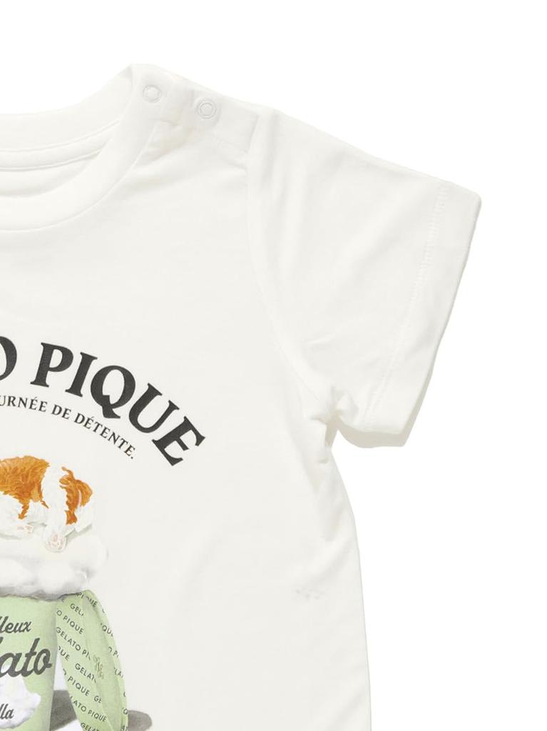 BABY Sleeping Dog Romper PBCO252672 OWHT 80 [Gelato Pique]