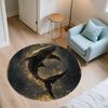 Shark,Round Area Rug,Carpet Rug for Living Room Bedroom Sofa Playroom Decor,Non-slip Floor Mat