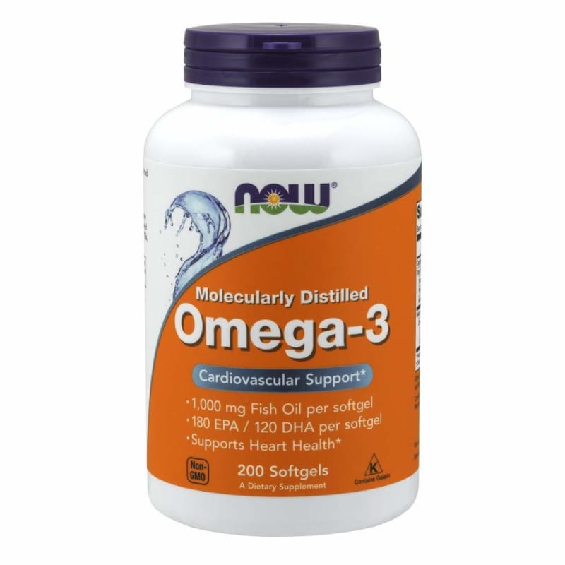 

Now Foods Omega-3, 200 Capsules