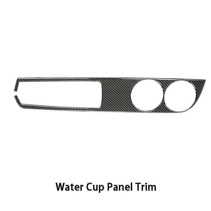 Carbon Fiber Water Cup Gear Steering Wheel Full Kit Interior Trim Sticker Decoration Style Car Accessories For Lexus IS250