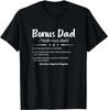 Bonus Dad Definition Stepdad Fathers Day Gift from Son Gift Unisex T-Shirt