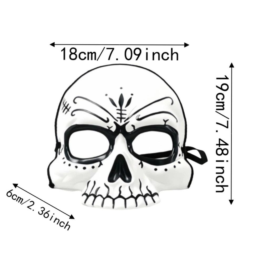 Lightweight Halloween Skull Mask Comfortable Fit Skeleton Party Prop Festival Parade