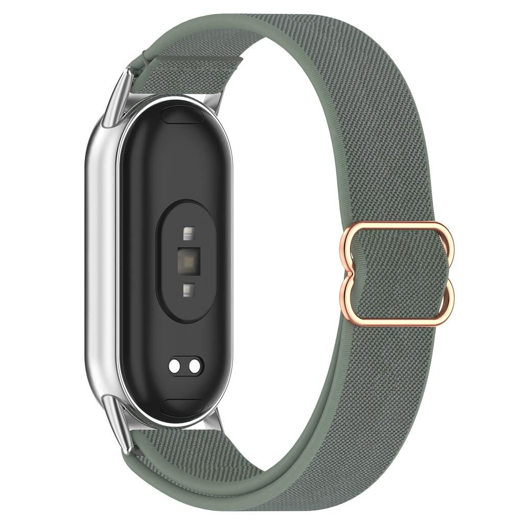 Hårband för Xiaomi Mi Band 9 8 Remtillbehör Elastisk Nylonögla Ersättning correa bracelet Miband9 Miband8 band