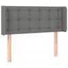 VidaXL LED Headboard Bedroom Furniture Single Bed Accessory Headboard Bed Frame Interior Dark Grey 3123653