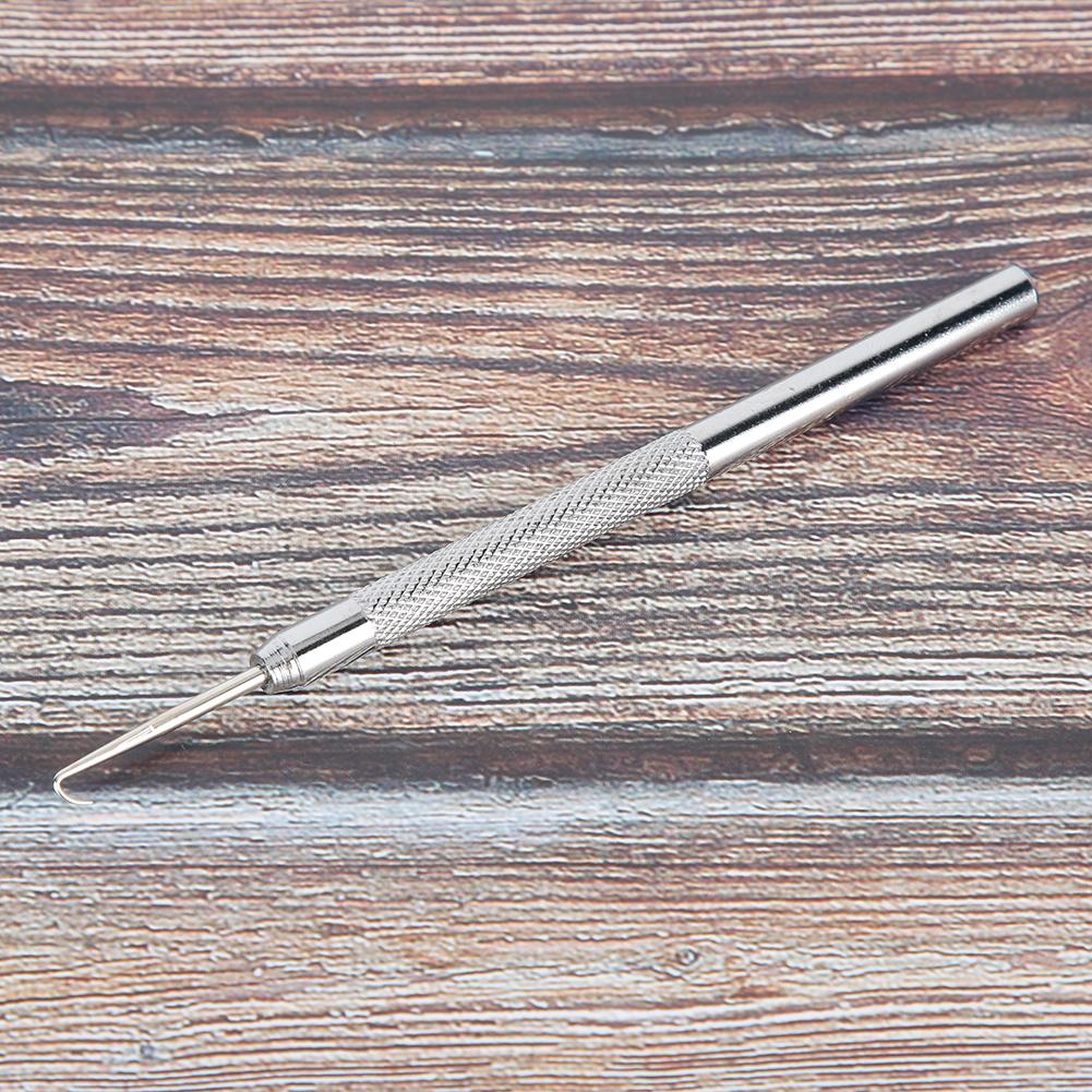 Professional Glasses Wire Pulling Hook Half Frame Glasses Repairing Draw HookStainless Steel Handle