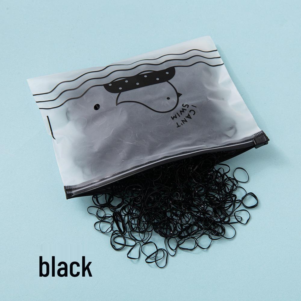 1000-Piece Children's Mini Hair Ties - Gentle, Non-Damaging Elastic Bands for Girls