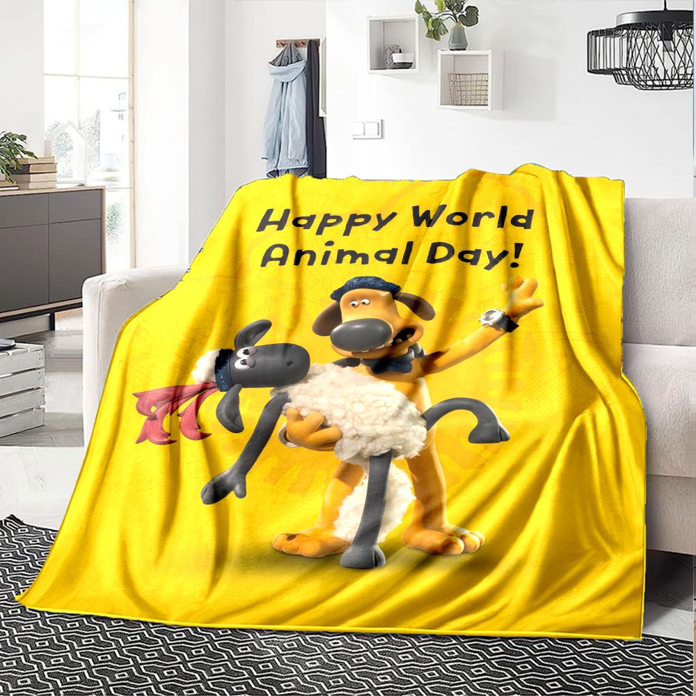 Shaun Blanket, High quality Comfortable for All Seasons, Home Decor, Warmth and Comfort