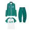 3ks/sada Dětský Unisex Filmový Herní Potisk Dlouhý Rukáv Zipová Bunda Kabát Kalhoty Set Oblečení Chlapci Dívky Halloween Cosplay Kostým