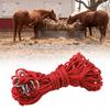Horse Feeding Bg Nylon Slow Feeder Equine Hay Net Feeding Bag With Hanger Red M