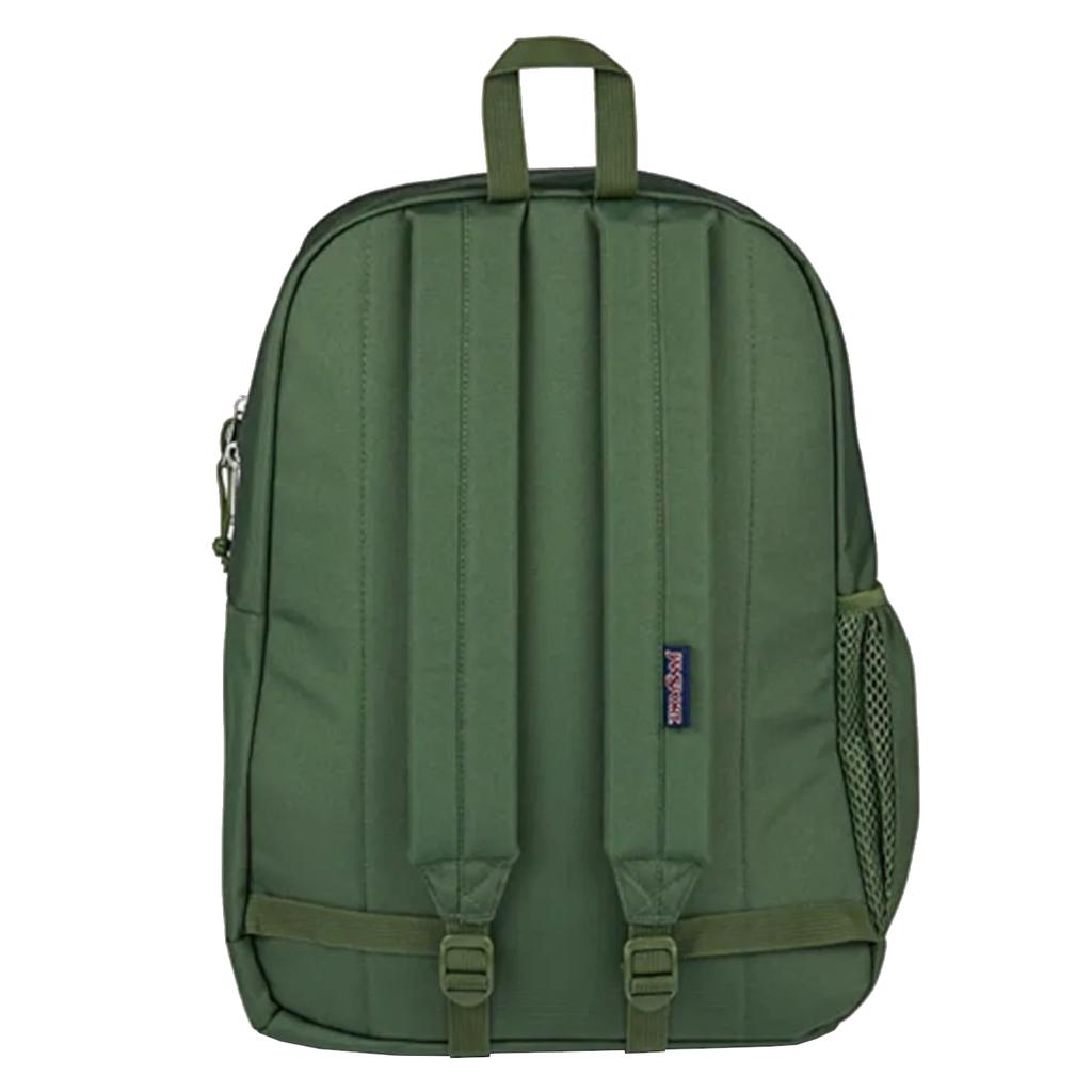 JanSport Cross Town Plus Backpack, Unisex green Backpack