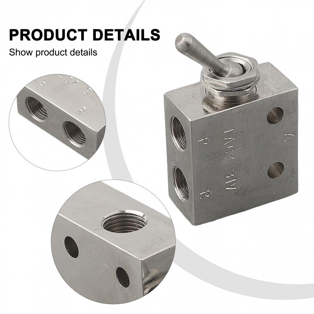 1.35MPa Pneumatic Valve 2 Position 3 Way NC/NO Common