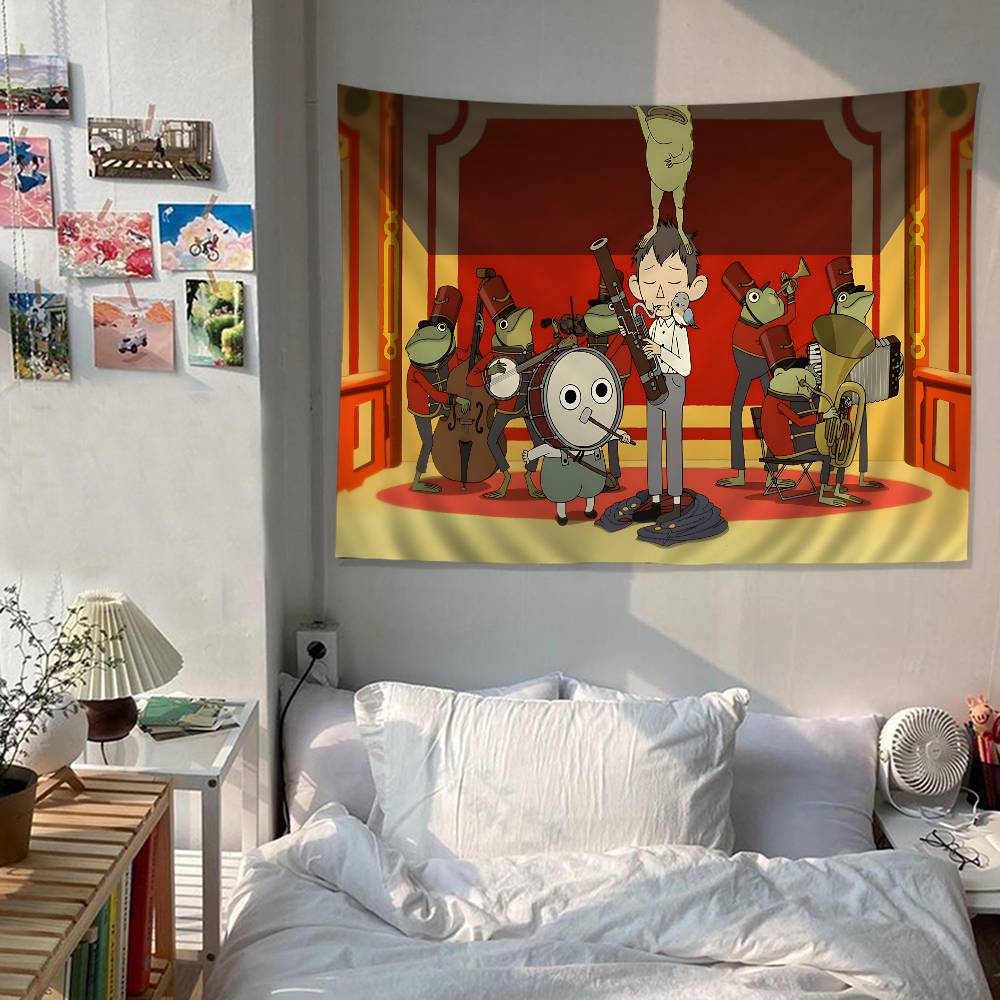 Cartoon OOver the GGarden WWall Colorful Tapestry Wall Hanging Bohemian Wall Tapestries Mandala Wall Art Decor