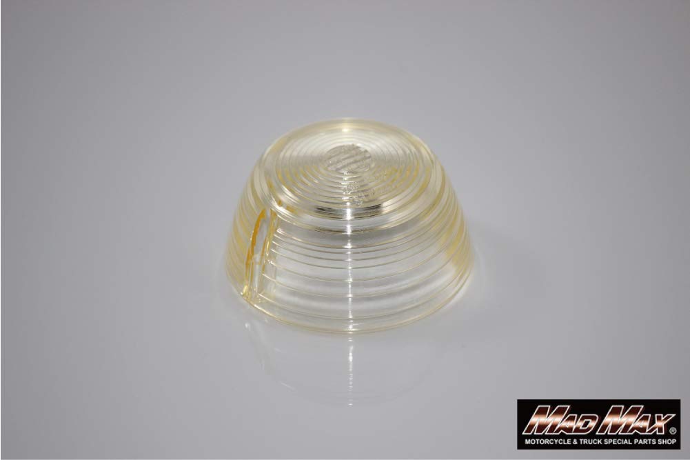 MADMAX Yellow Turn Signal Lenses for Honda Set of 4 CB400F/CB750Four,