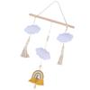 Baby Bed Cartoon Cloud Toys Newborn Crib Mobile Rattle Bed Bell Rotating Rattle Decoration