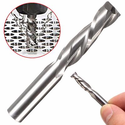 Nové špirálové frézy s dvoma drážkami CNC frézovacie bity vŕtačky pre drevo akryl PVC 6*22mm