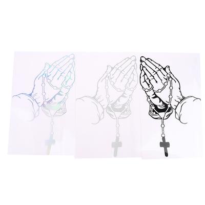 Perle Rosenkranz Gott Jesus Christus Krone Auto Aufkleber Vinyl Lkw Fenster Stoßstange Aufkleber