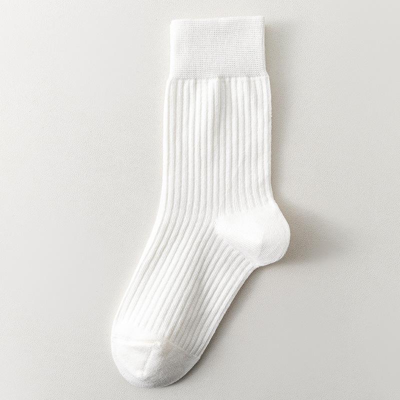 Female Autumn and Winter Pure Cotton Deodorant Anti Pilling In The Tube Moon Socks