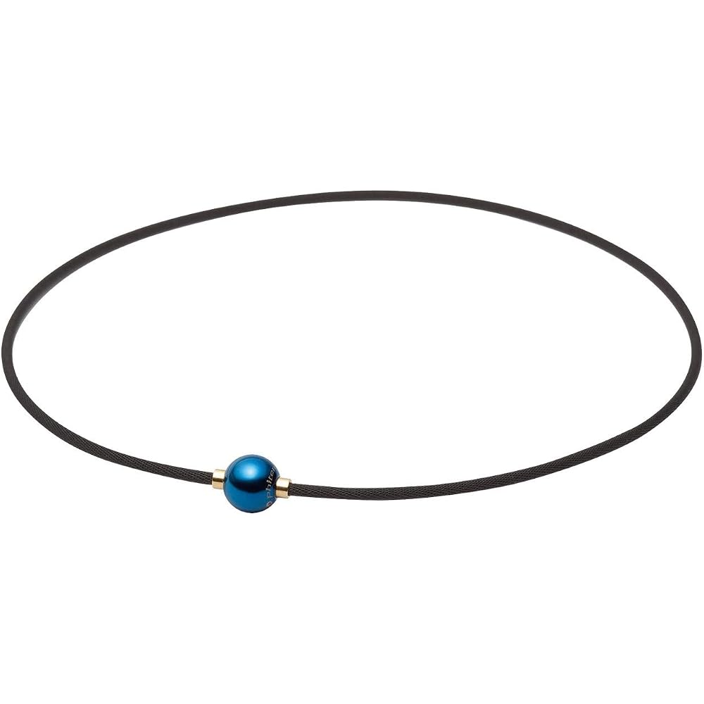 Phiten RAKUWA Necklace Metax Mirror Ball Earth Color 40cm