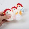 Handmade Woolen Chicken Keychain Pendant – Cute Ornament