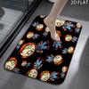 Chucky 3Pcs Flannel Toilet Mat Set Bathroom Rug Bath Carpet Non Slip Home Decor Toilet 3 Pcs Bathroom Textile Set
