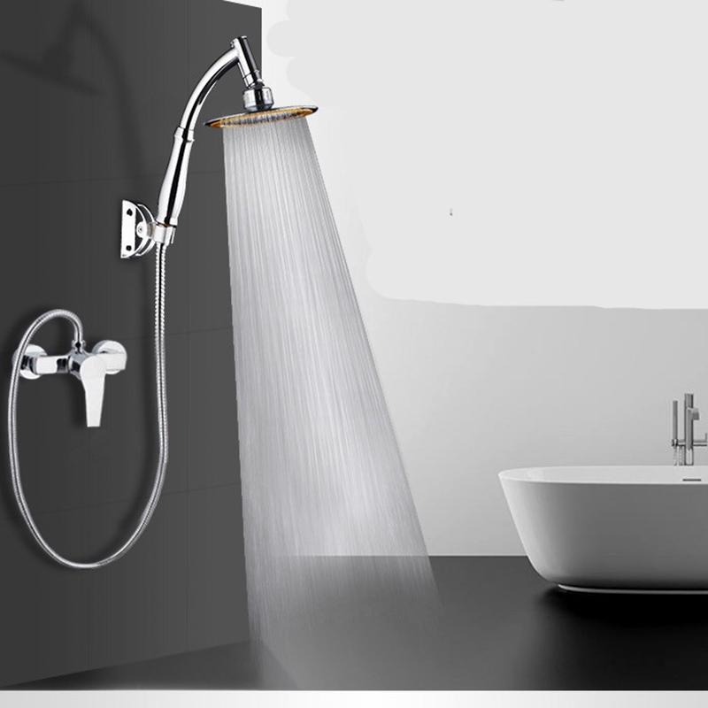High Pressure 360 Adjustable Large Round Big Rainfall Sprayer Bathroom Hand Held Shower Head  Faucet Spa Shower Head
