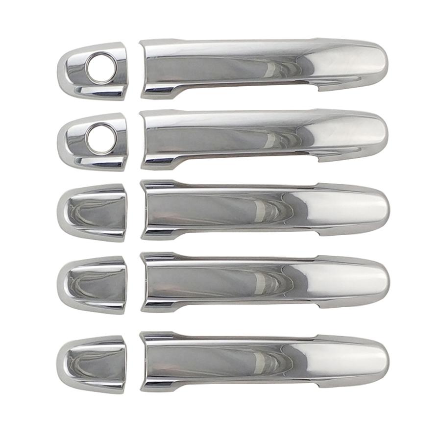 Chrome Side Mirror Cover + Door Handle Cover Trim Fit For Toyota RAV4 2006-2012