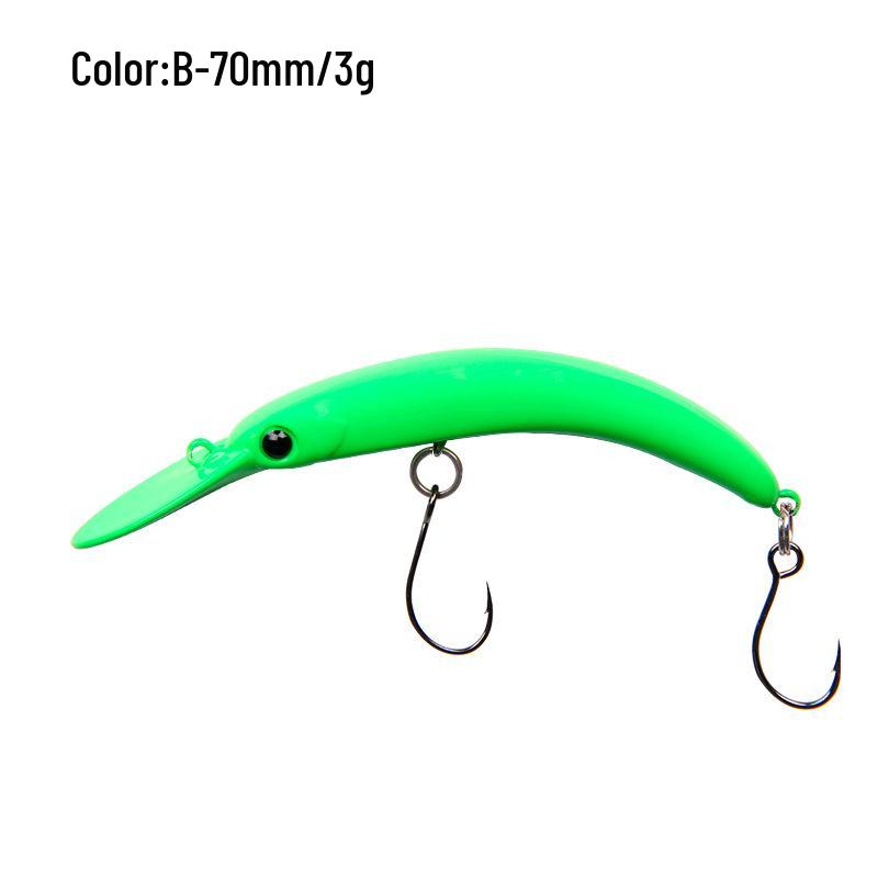 LETOYO 70мм 3г тонущая приманка минноу для ловли форели – Черный Пит Искусственная приманка 70mm 3g