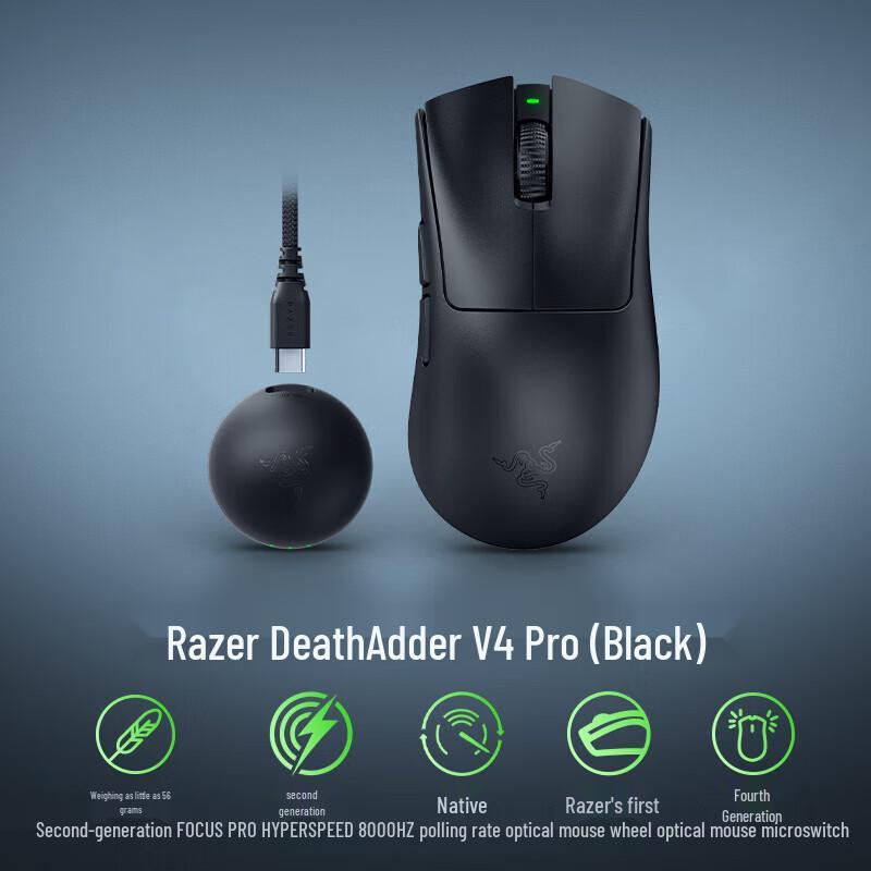 Razer DeathAdder V4 Pro Wireless Gaming Mouse