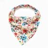 European & American Floral Triangular Scarf: Women's Elastic Hair Accessory