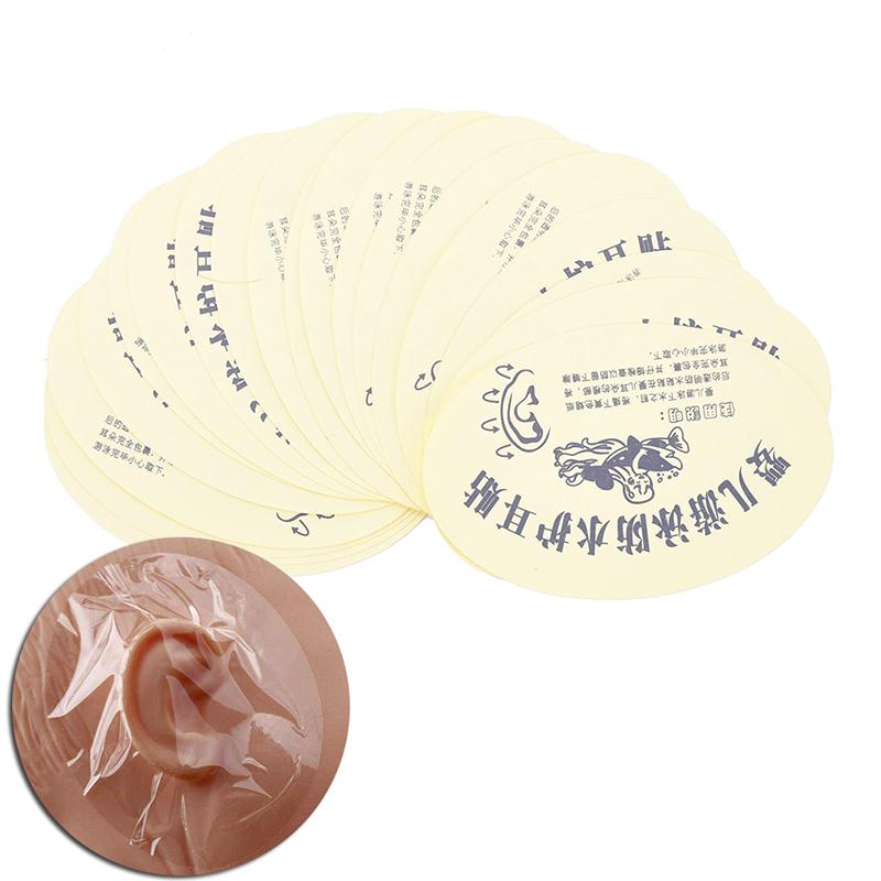 20pcs Kids Baby Infant Bath Swimming Waterproof Ear Paste Stickers Earplugs