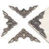 10Pcs Metal Angle Corner Brackets Photo Albums Menus Frame Furniture Decorative Protector Diy Crafts Furniture Decorative Protector