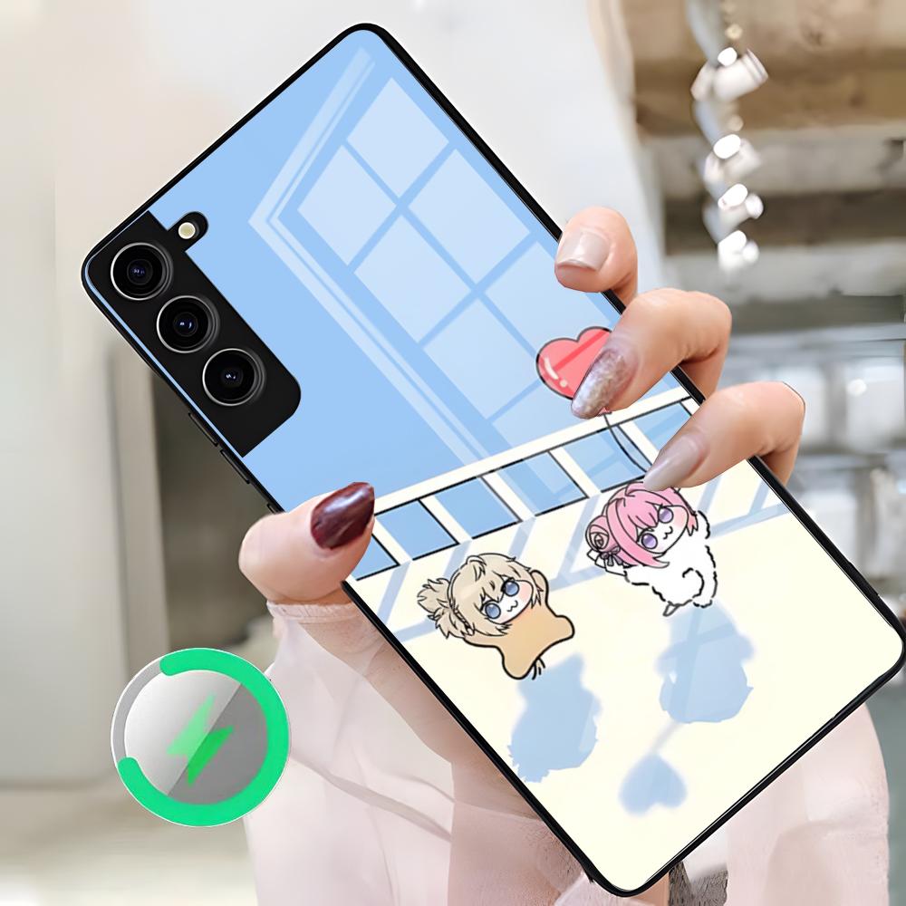 

Game N-Nikke D-Doro Phone Case For Samsung S26 Ultra S25 Edge S23 S22 S21 S20 Ultra Plus S24 Fe A25 Magnetic Glass Cover Samsung S25 Plus
