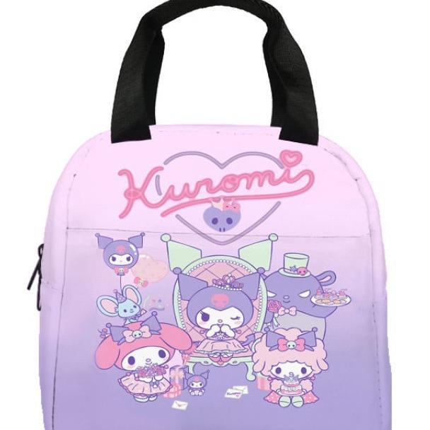 Cartoon Thermal Insulation Lunch Bag Portable Portable Lunch Bag Lunch Box Bag Student Office Worker With Meal Storage Bag