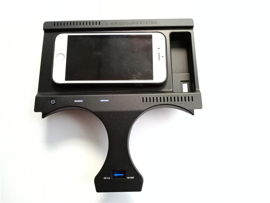 12V Wireless Fast Charging Phone Charger Console Storage Box For BMW X3 X4