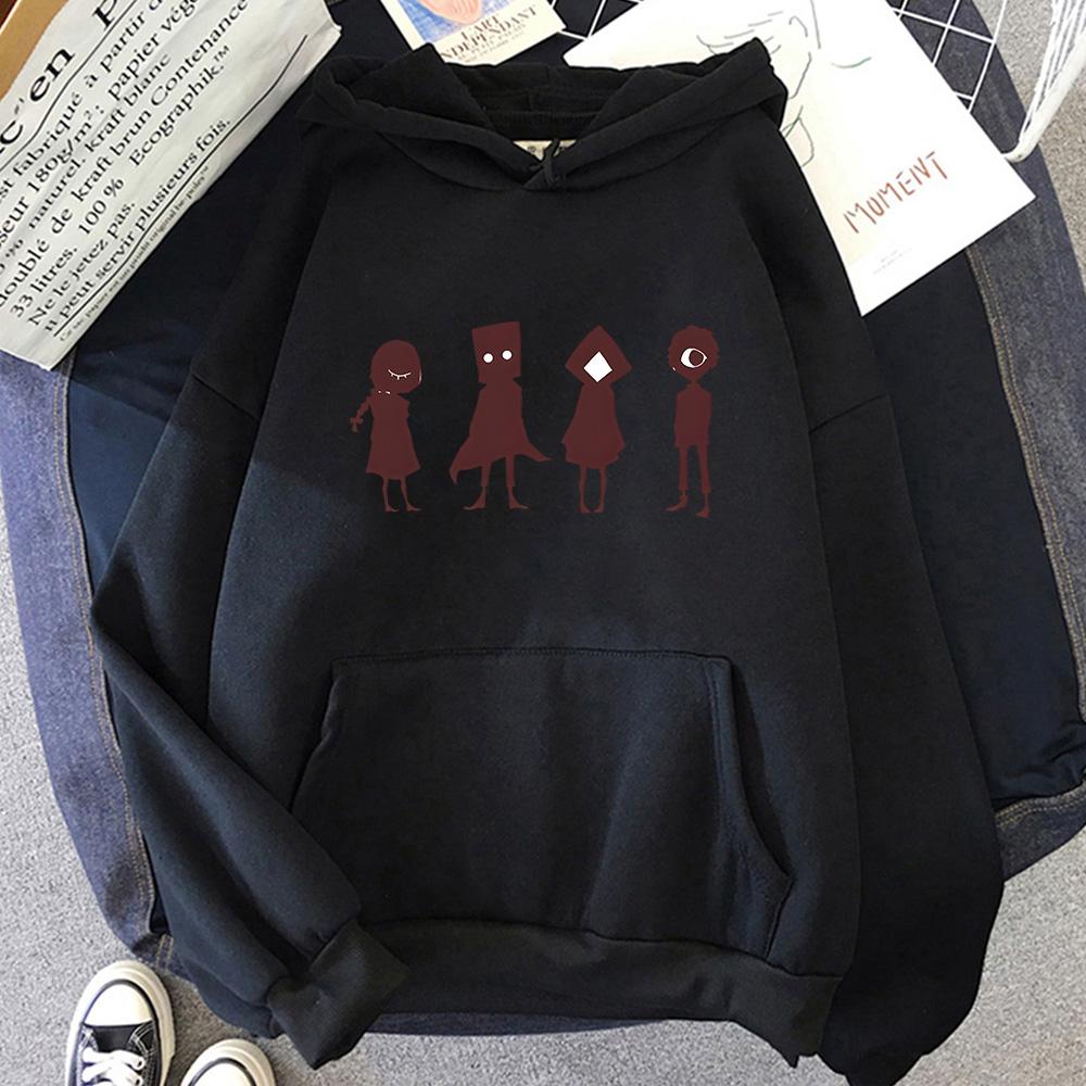 

Little Nightmares Characters Printing Graphic Hoodies Unisex/Women Casual Long Sleeve Sweatshirts Autumn Winter Fleece Pullovers L