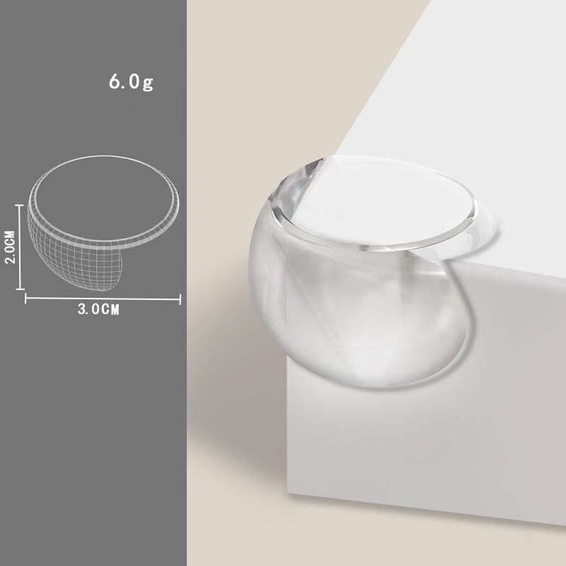 1/5/10/20pcs Baby Safety Silicone Table Corner Protector Furniture Edge Protection Cover Transparent Children Anti Collision Edge Guards