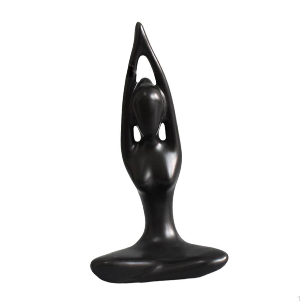 Figure Abstract Art Sculpture Ceramic Figurine Pose Statue Decoration Collectible Ornament Suitable