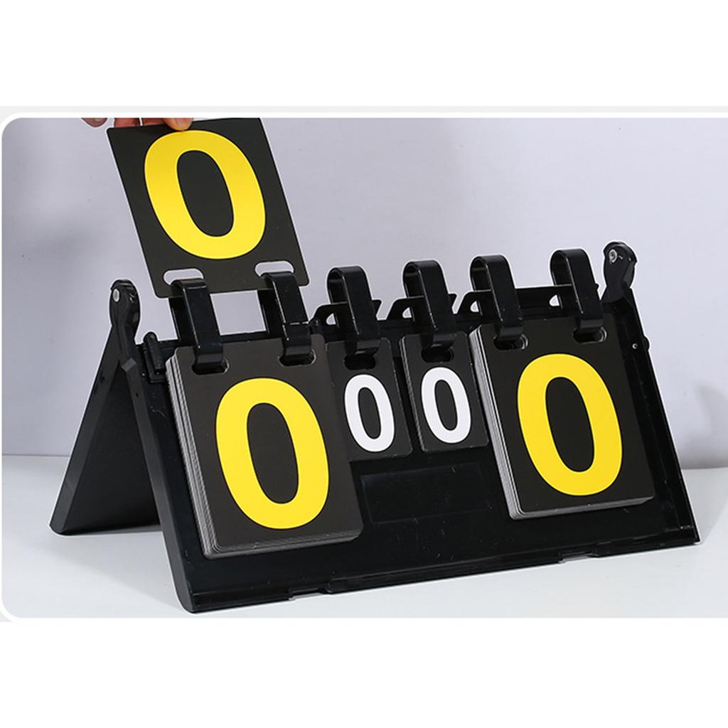 Tabletop Scoring Board Portable Tabletop Scoreboard Flipper MultiSports Score Flip Scoreboard Easy Flip Score Keeper