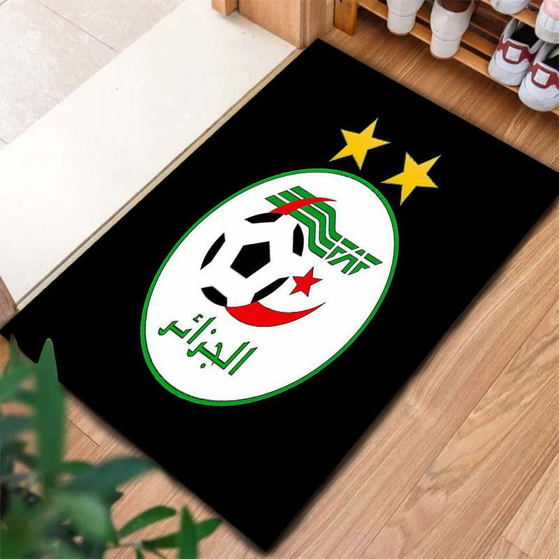 Algeria National Football Team Carpet Rug for Living Room Bedroom Home Sofa Decoration,Kids Play Non-slip Floor Mat