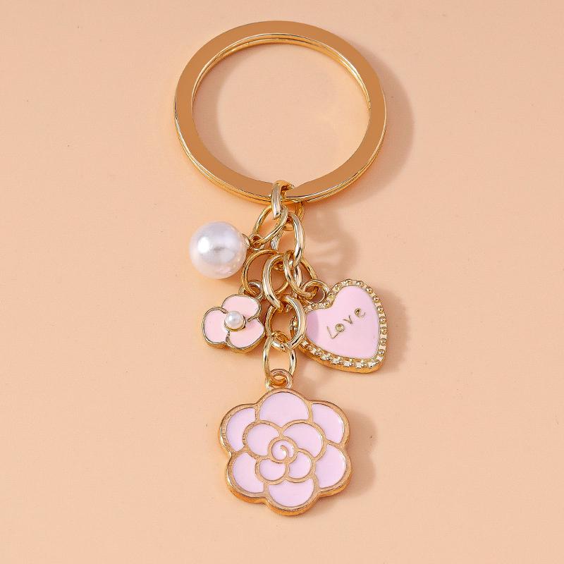 Cute Enamel Animal Horse Keychain Unicorn Key Ring Pendant for Car Key Holder Women Girls Handbag Accessories DIY Jewelry Gift