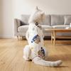 Herstelpak voor Katten Zachte Katoenen Kleding Schattige Cartoon Print Kat Vierpoot Kleding