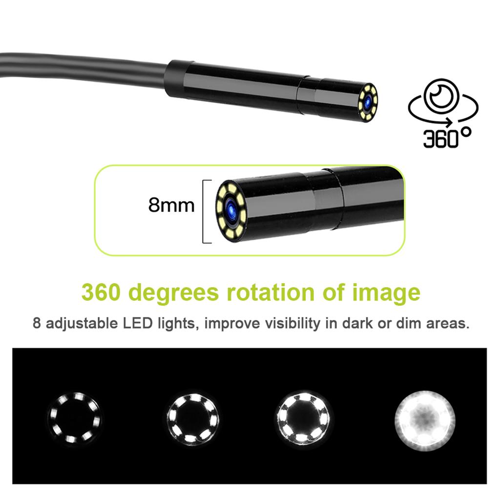 4.3in P30 1080P HD Pipe Inspection Endoscope Camera IP67 Waterproof Industrial Borescope