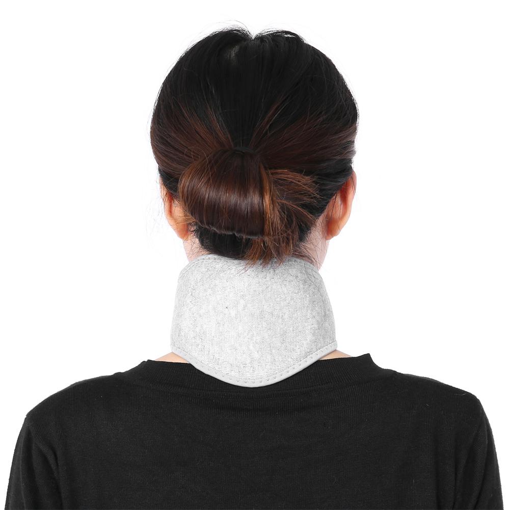 Neck Protective Wrap Portable Soft Neck Brace with Hook and Loop for Home Office Travel