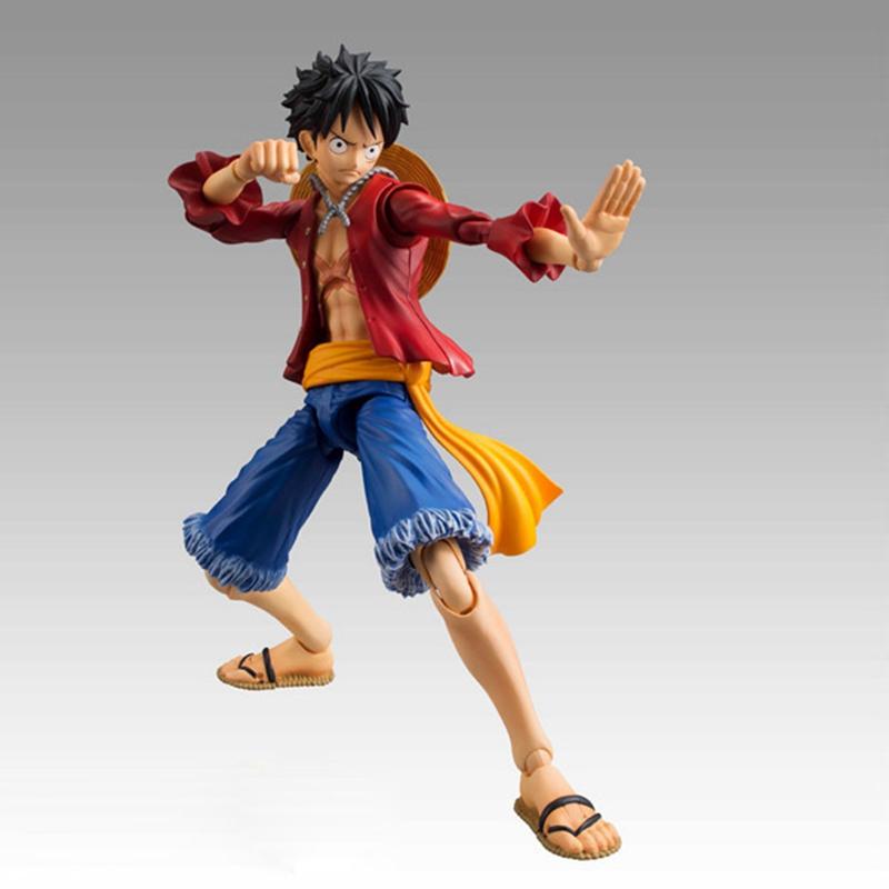 17cm One Piece Anime Figures Straw Hat Monkey D Luffy Variable Articulated Luffy Action Figure Collection Model Ornaments Beautiful Toys