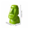Scatola Porta Fazzoletti Statua Moai Design Creativo Testa dell'Isola di Pasqua Porta Lusso