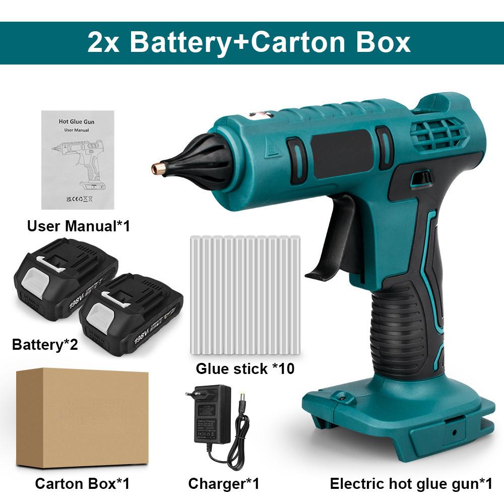 

Электрический пистолет для горячего клея Беспроводной Портативный Специальный дозирующий аппарат для рукоделия Перезаряжаемый Домашний DIY инструмент для ремонта