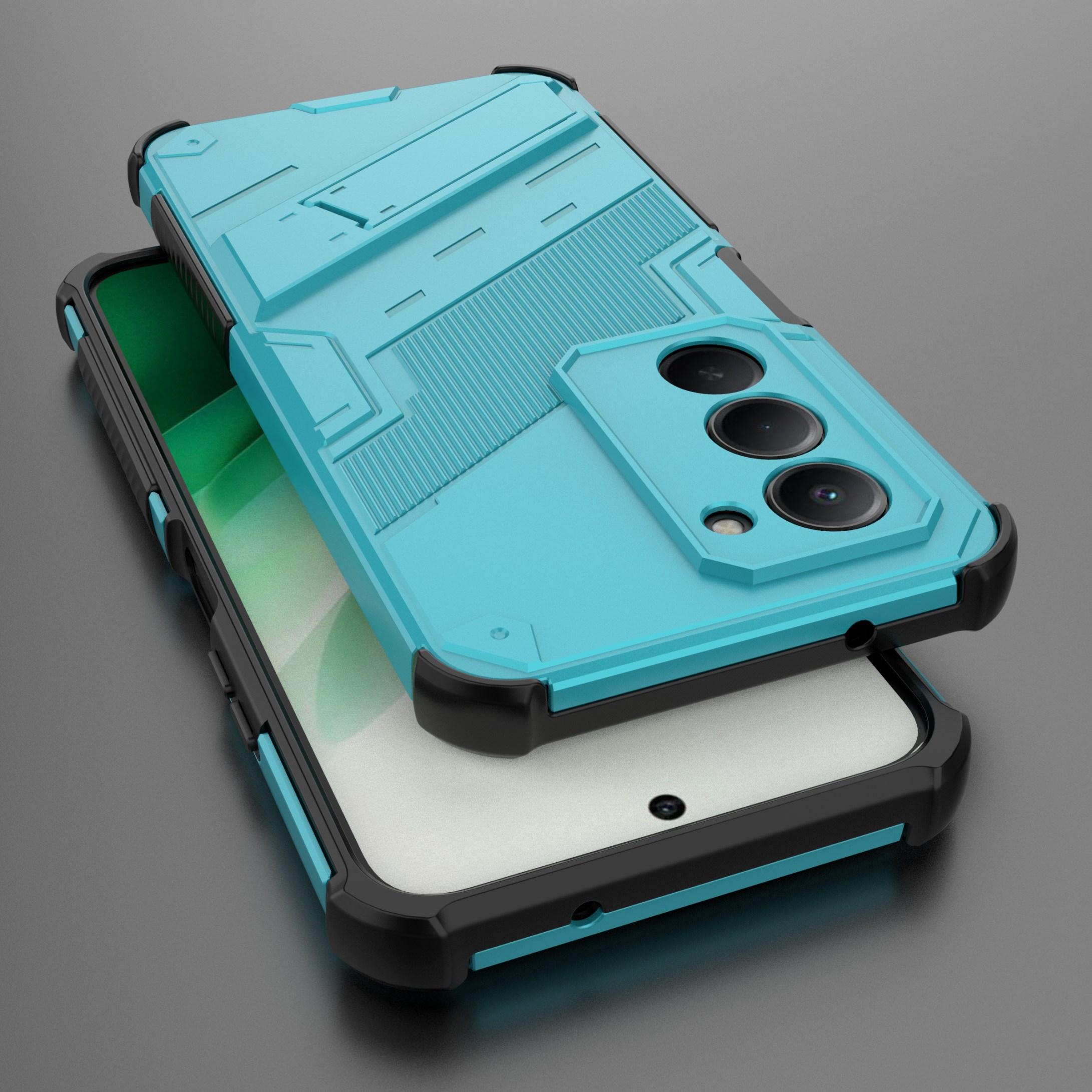 

For Xiaomi Redmi 15 5G Case For Case for Redmi 15 5G Punk Stlye Phone Holder Protective Armor Bumper Cover Xiaomi Redmi 15 5G 4G For Redmi 15 5G синий