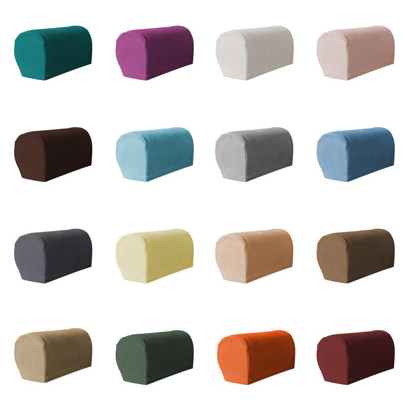 Armrest Covers Stretch Set Chair Sofa Arm Protectors Armchair Covers Solid Couch Cover Removable