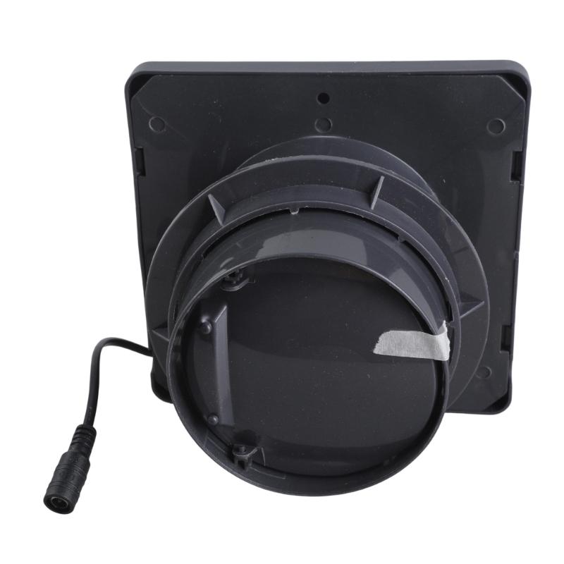 8W Solar Panel Operated 4 Inch Ventilation Fan For Outdoor Shed Pet House Air Quiet Motor